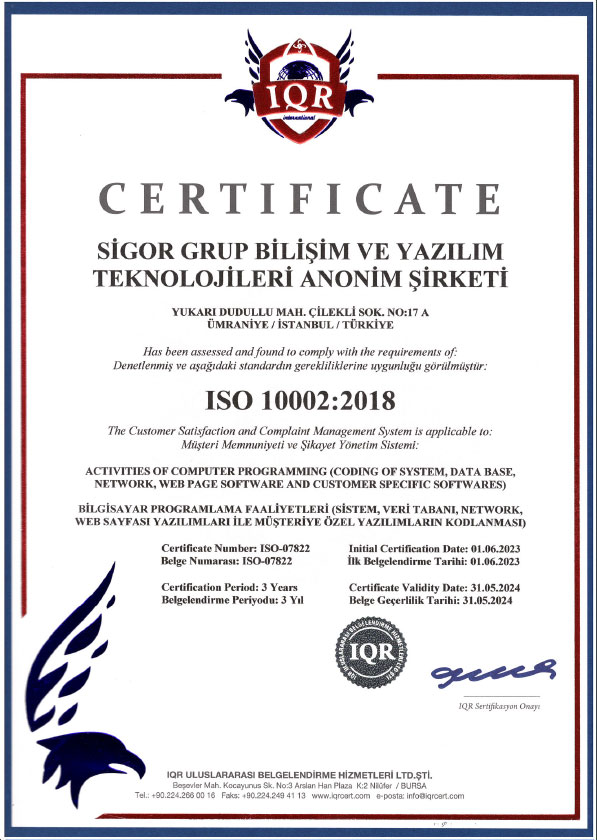 SİGOR GRUP 10